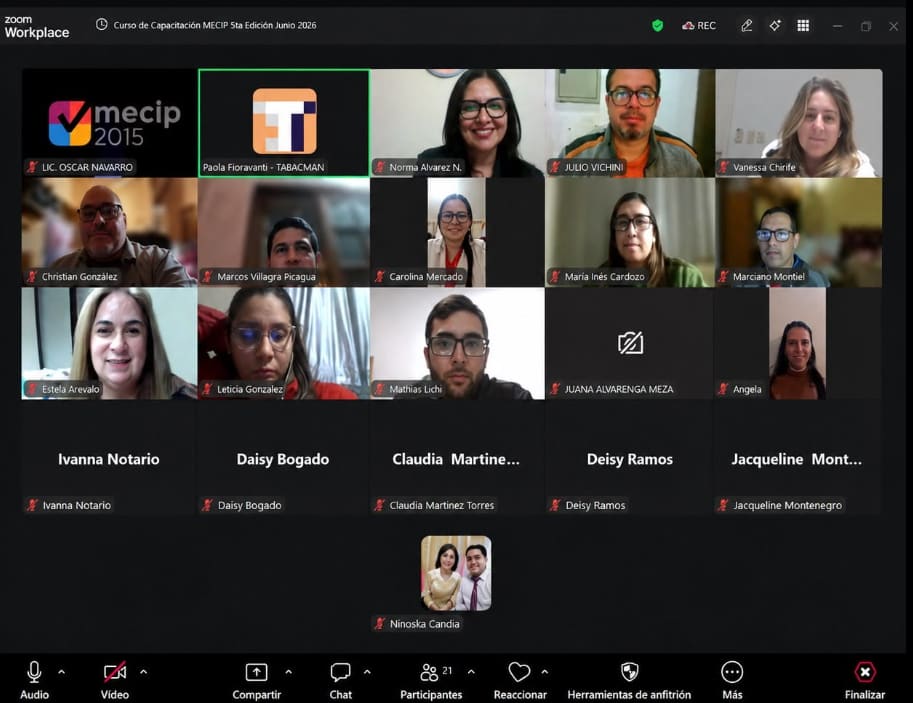 Sesión virtual en vivo — edición anterior